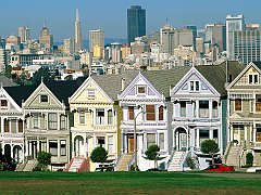 Postcard Row, San Francisco, California
